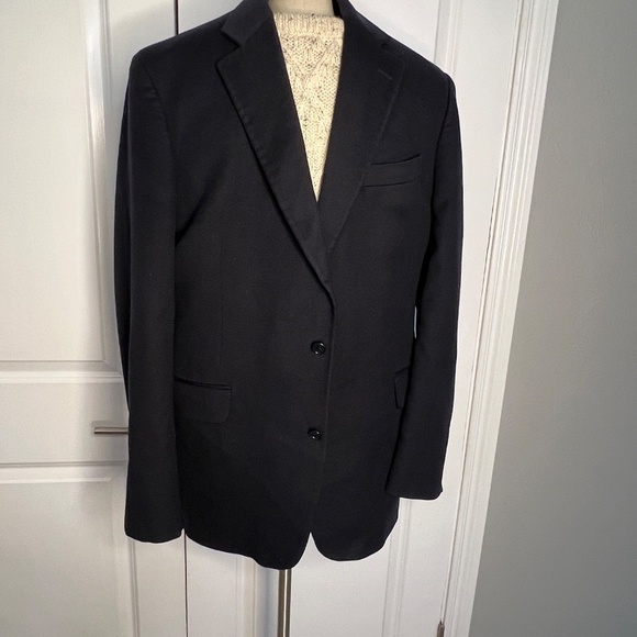 Brooks Brothers Other - Brooks Brothers Loro Piana Cashmere Blazer Sport Coat Navy Blue